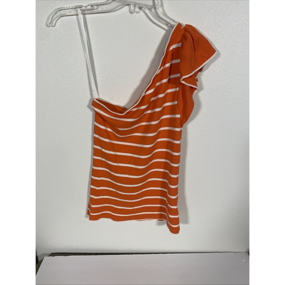 Lilly Pulitzer Tops - lily pulitzer Top Xs Off Shoulder Orange‎ X1